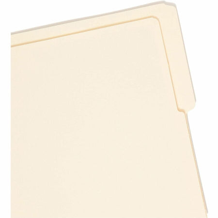 Smead Shelf-Master 1/2 Tab Cut Letter Recycled End File Folder - 8 1/2’’ x 11’’ - 3/4’’ Expansion - Location - Folders