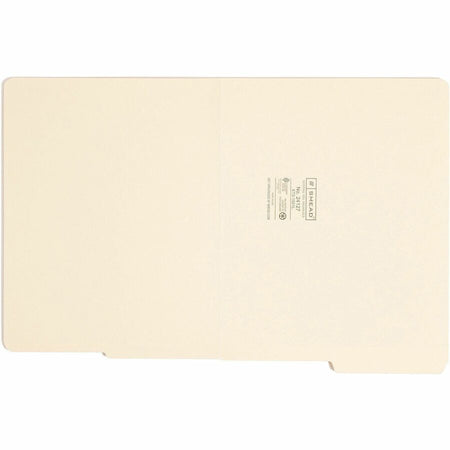 Smead Shelf-Master 1/2 Tab Cut Letter Recycled End File Folder - 8 1/2’’ x 11’’ - 3/4’’ Expansion - Location - Folders