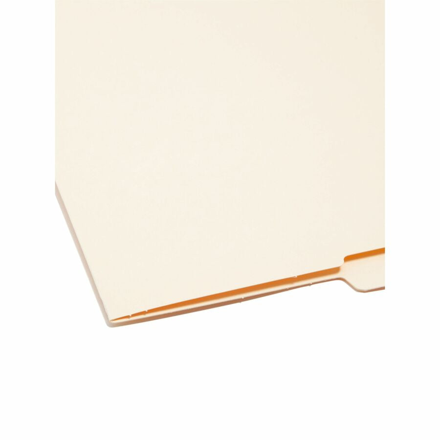 Smead Shelf-Master 1/2 Tab Cut Letter Recycled End File Folder - 8 1/2’’ x 11’’ - 3/4’’ Expansion - Location - Folders