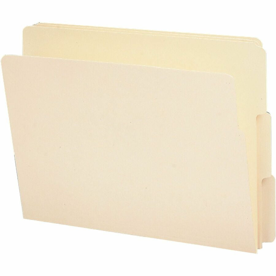 Smead Shelf-Master 1/3 Tab Cut Letter Recycled End File Folder - 8 1/2’’ x 11’’ - 3/4’’ Expansion - Location - Folders