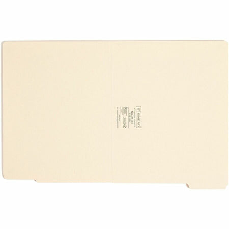 Smead Shelf-Master 1/3 Tab Cut Letter Recycled End File Folder - 8 1/2’’ x 11’’ - 3/4’’ Expansion - Location - Folders