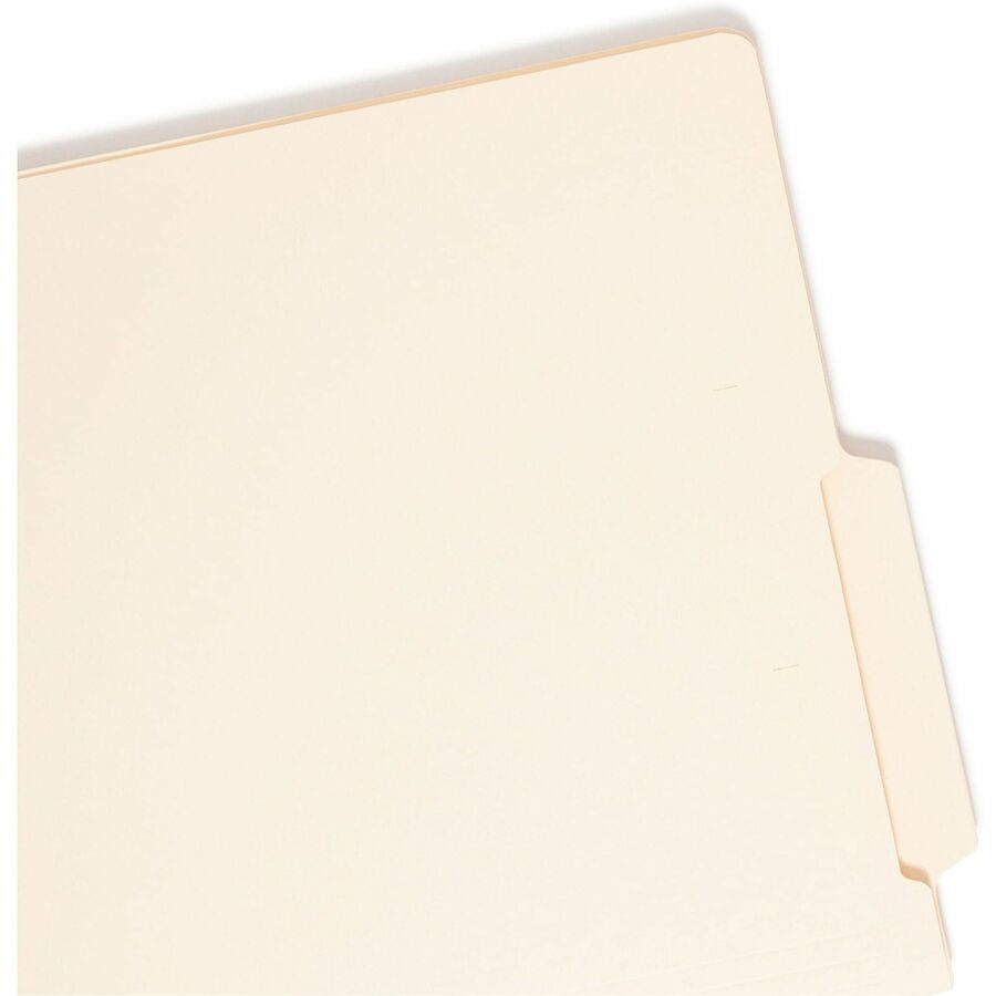 Smead Shelf-Master 1/3 Tab Cut Letter Recycled End File Folder - 8 1/2’’ x 11’’ - 3/4’’ Expansion - Location - Folders