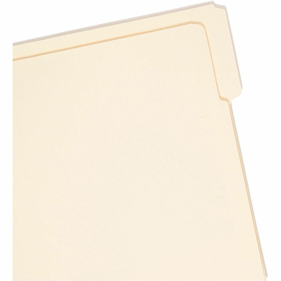 Smead Shelf-Master 1/3 Tab Cut Letter Recycled End File Folder - 8 1/2’’ x 11’’ - 3/4’’ Expansion - Location - Folders