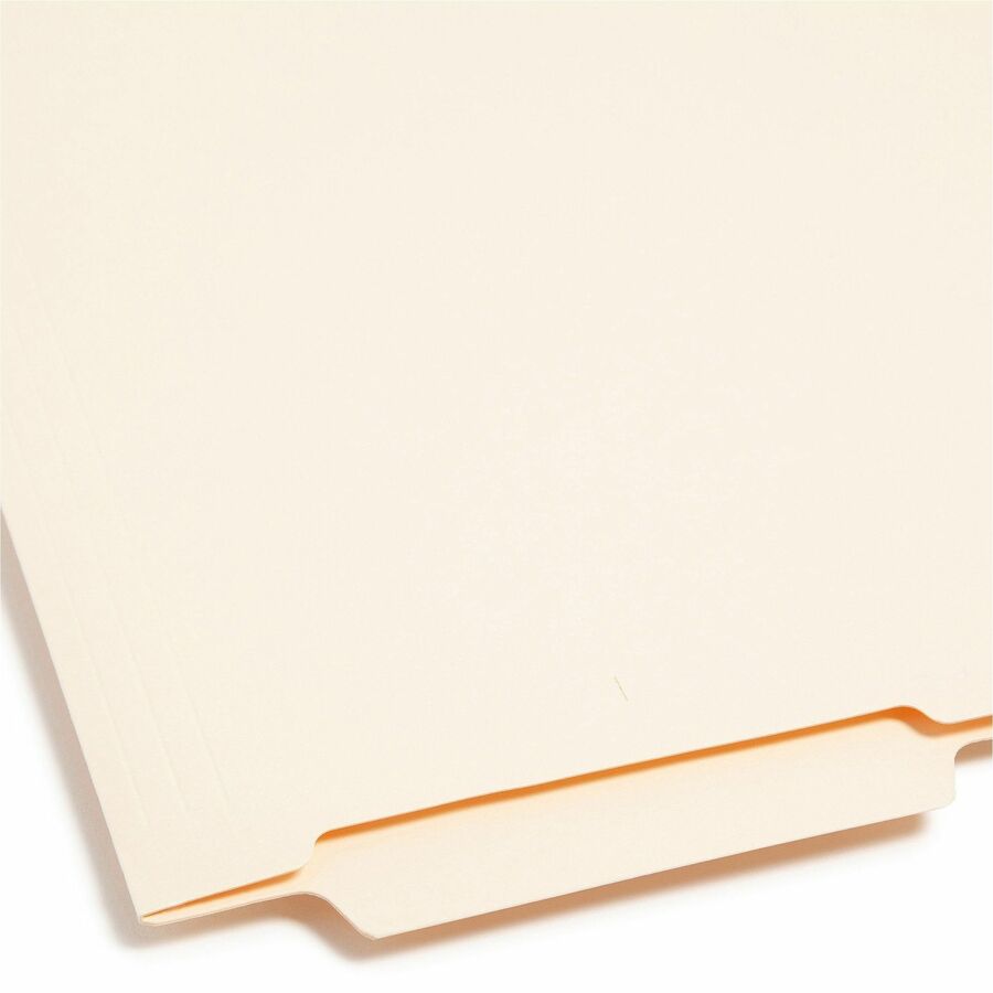 Smead Shelf-Master 1/3 Tab Cut Letter Recycled End File Folder - 8 1/2’’ x 11’’ - 3/4’’ Expansion - Location - Folders