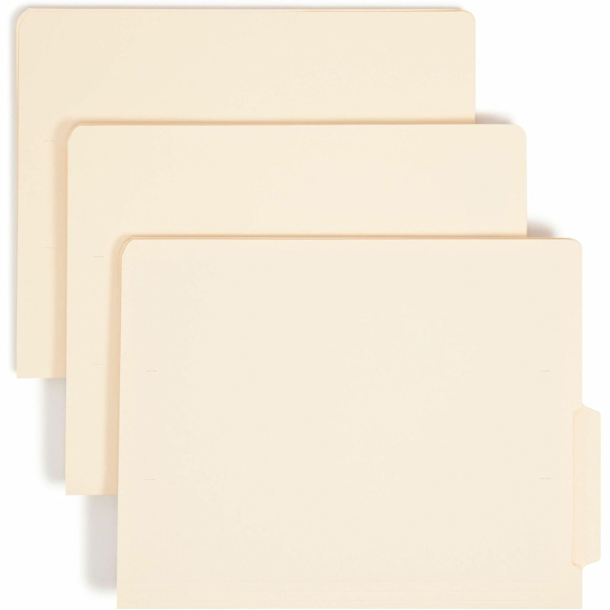 Smead Shelf-Master 1/3 Tab Cut Letter Recycled End File Folder - 8 1/2’’ x 11’’ - 3/4’’ Expansion - Location - Folders