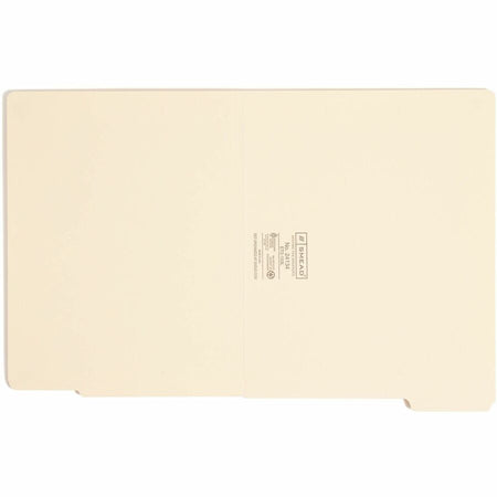 Smead Shelf-Master 1/3 Tab Cut Letter Recycled End File Folder - 8 1/2’’ x 11’’ - 3/4’’ Expansion - Location - Folders