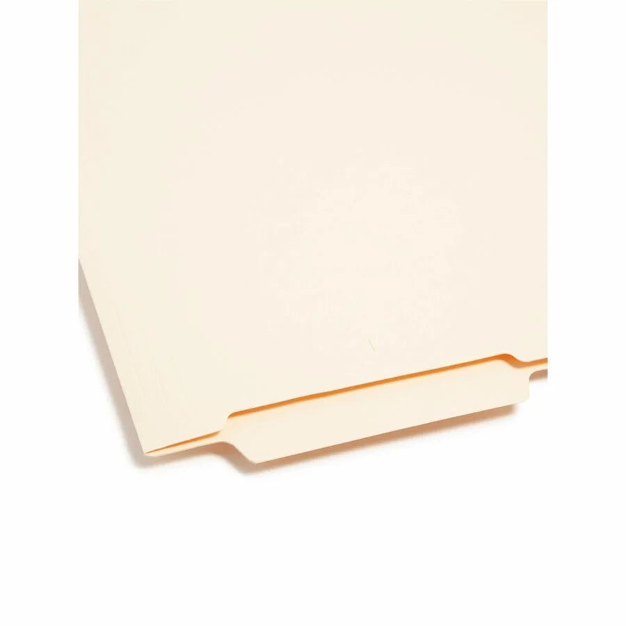 Smead Shelf-Master 1/3 Tab Cut Letter Recycled End File Folder - 8 1/2’’ x 11’’ - 3/4’’ Expansion - Location - Folders