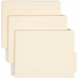 Smead Shelf-Master 1/3 Tab Cut Letter Recycled End File Folder - 8 1/2’’ x 11’’ - 3/4’’ Expansion - Location - Folders