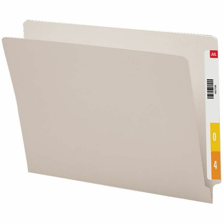 Smead Shelf-Master Straight Tab Cut Letter Recycled End File Folder - 8 1/2’’ x 11’’ - 3/4’’ Expansion - 11 pt. - 2