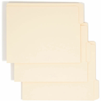 Smead Shelf-Master End Tab File Folders - Letter Size - 100/Box