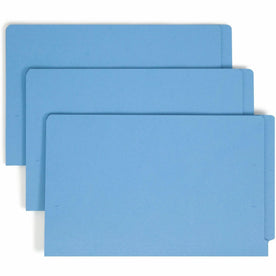 Smead Shelf-Master Straight Tab Cut Legal Recycled Fastener Folder - 8 1/2’’ x 14’’ - 3/4’’ Expansion - 2 2B