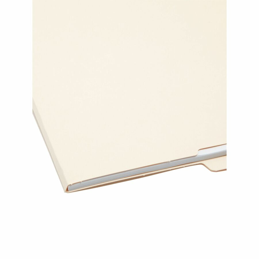 Smead Shelf-Master 1/2 Tab Cut Letter Recycled End File Folder - 8 1/2’’ x 11’’ - 3/4’’ Expansion - Location - Folders