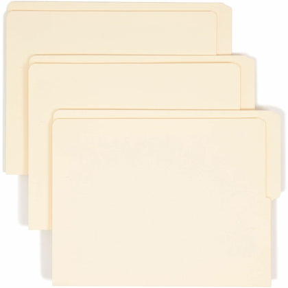 Smead Shelf-Master Recycled End Tab File Folders - 100/Box