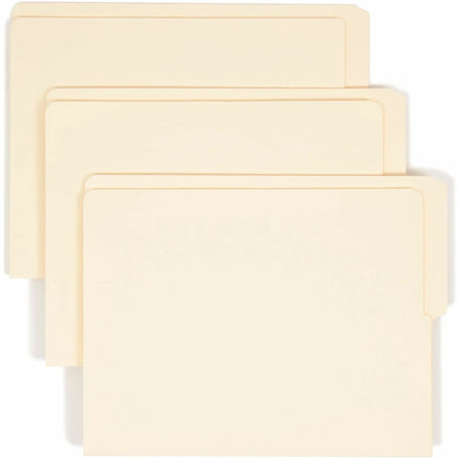 Smead Shelf-Master Recycled End Tab File Folders - 100/Box