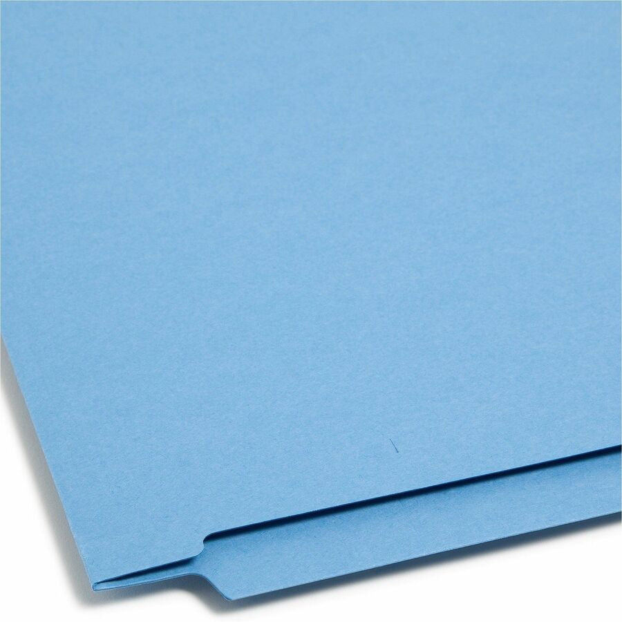 Smead Shelf-Master Straight Tab Cut Legal Recycled Fastener Folder - 8 1/2’’ x 14’’ - 3/4’’ Expansion - 2 2B
