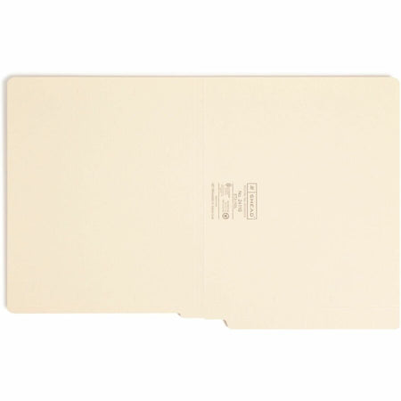 Smead Shelf-Master Straight Tab Cut Letter Recycled End File Folder - 8 1/2’’ x 11’’ - 3/4’’ Expansion - 11 pt. - 2