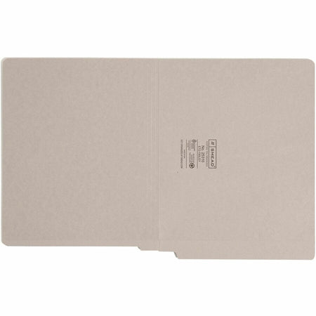 Smead Shelf-Master Straight Tab Cut Letter Recycled End File Folder - 8 1/2’’ x 11’’ - 3/4’’ Expansion - 11 pt. - 2