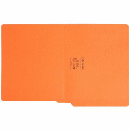 Smead Shelf-Master Straight Tab Cut Letter Recycled End File Folder - 8 1/2’’ x 11’’ - 3/4’’ Expansion - 11 pt. - 2