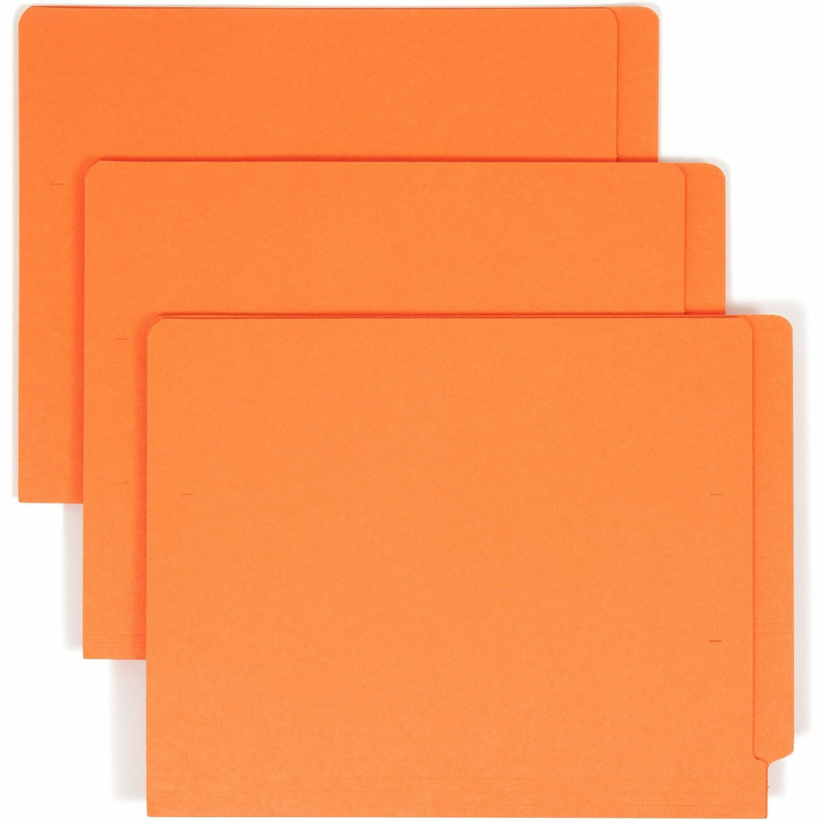 Smead Shelf-Master Straight Tab Cut Letter Recycled End File Folder - 8 1/2’’ x 11’’ - 3/4’’ Expansion - 11 pt. - 2