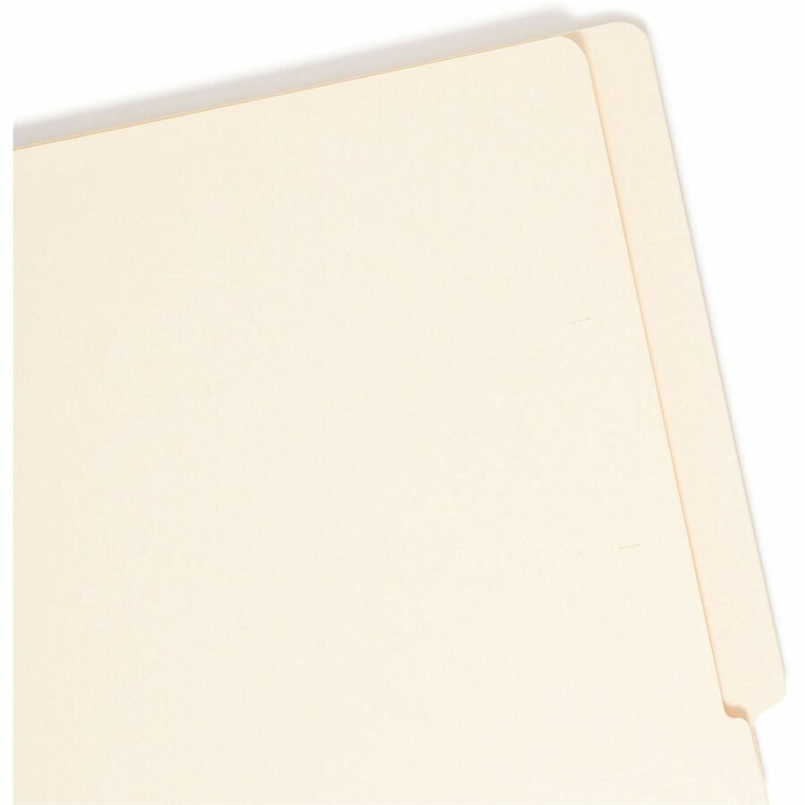 Smead Shelf-Master Straight Tab Cut Letter Recycled End File Folder - 8 1/2’’ x 11’’ - 3/4’’ Expansion - 11 pt. - 2
