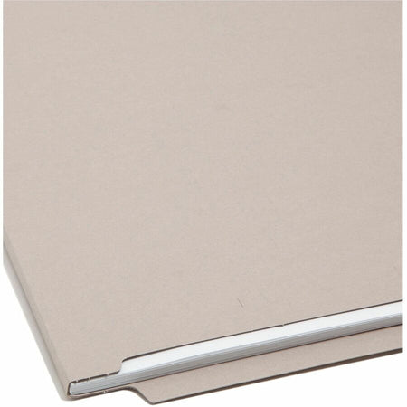Smead Shelf-Master Straight Tab Cut Letter Recycled End File Folder - 8 1/2’’ x 11’’ - 3/4’’ Expansion - 11 pt. - 2