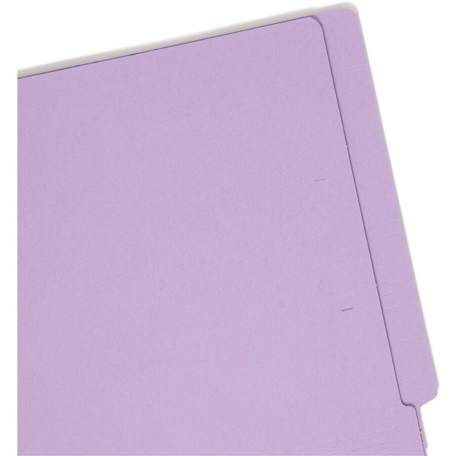 Smead Shelf-Master Straight Tab Cut Letter Recycled End File Folder - 8 1/2’’ x 11’’ - 3/4’’ Expansion - 11 pt. - 2