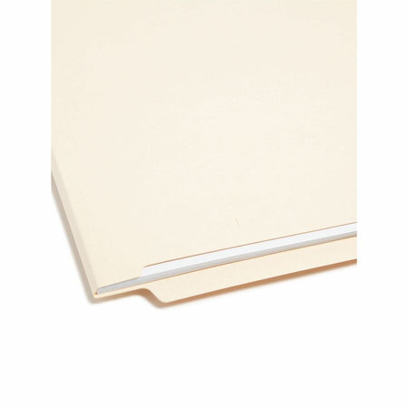 Smead Shelf-Master Straight Tab Cut Letter Recycled End File Folder - 8 1/2’’ x 11’’ - 3/4’’ Expansion - 11 pt. - 2