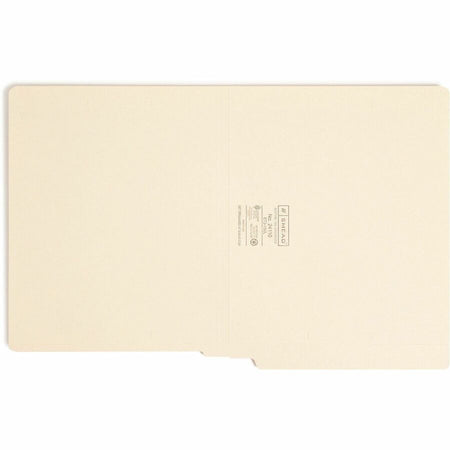 Smead Shelf-Master Straight Tab Cut Letter Recycled End File Folder - 8 1/2’’ x 11’’ - 3/4’’ Expansion - 11 pt. - 2