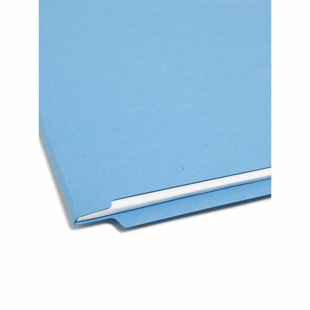 Smead Shelf-Master Straight Tab Cut Letter Recycled Fastener Folder - 8 1/2’’ x 11’’ - 3/4’’ Expansion - 2 2B