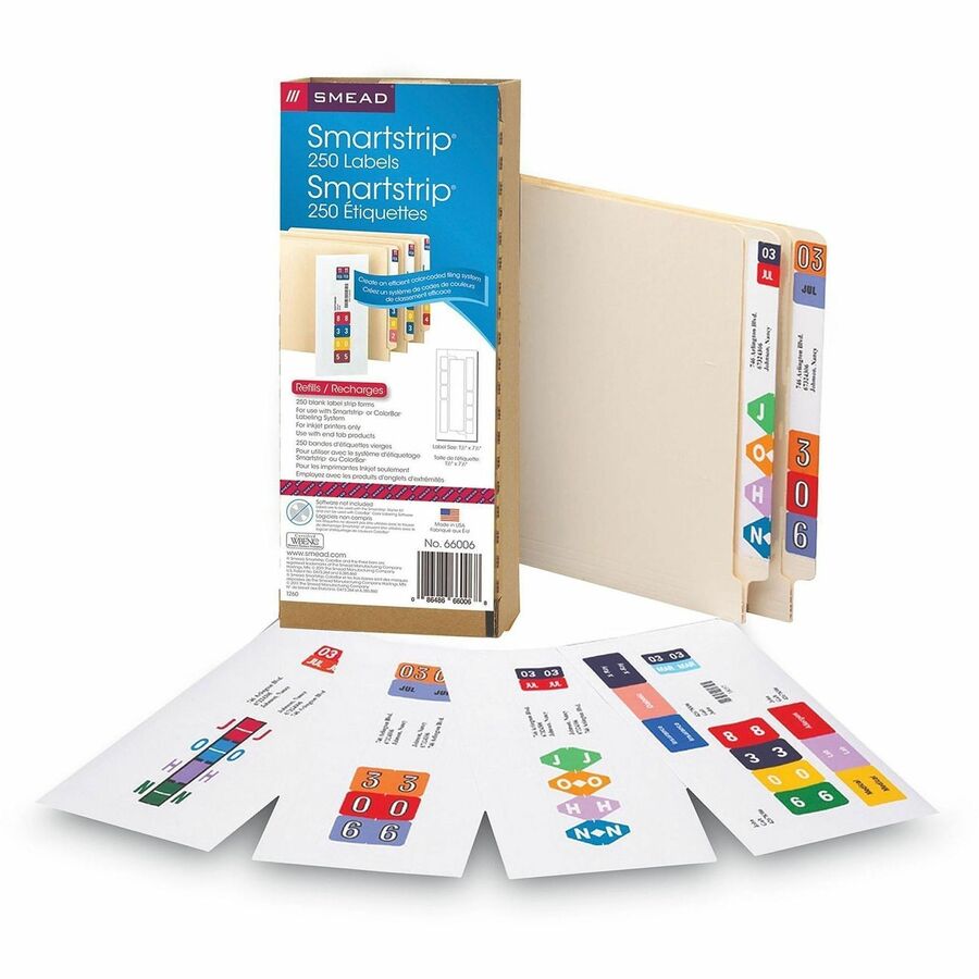 Smead Smartstrip Labeling System ColorBar Refill Labels - Alternate-Image5