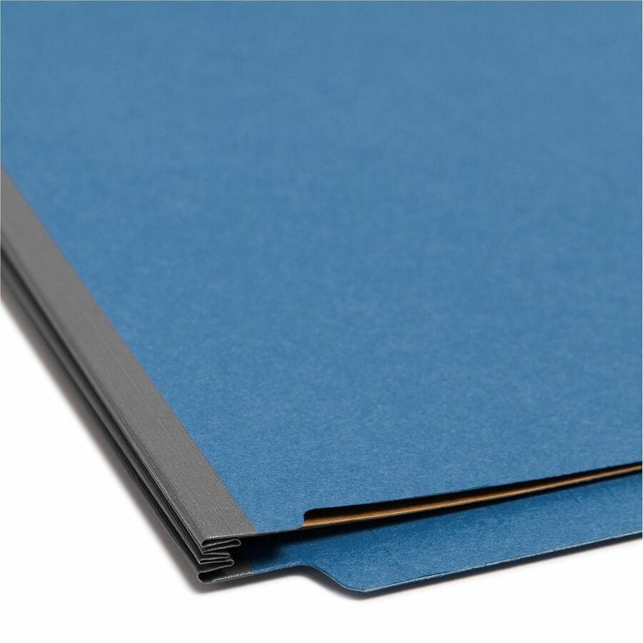 Smead Straight Tab Cut Legal Recycled Classification Folder - 8 1/2’’ x 14’’ - 2’’ Expansion - 2 2S Fastener(s)