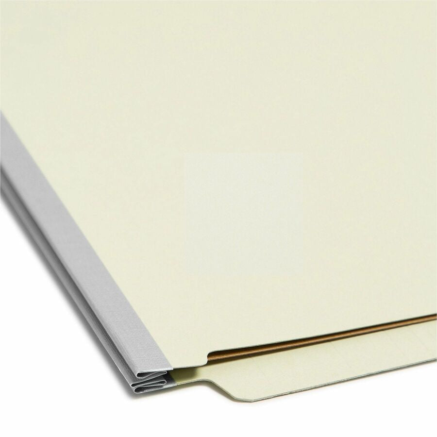 Smead Straight Tab Cut Legal Recycled Classification Folder - 8 1/2’’ x 14’’ - 2’’ Expansion - 2 2S Fastener(s)