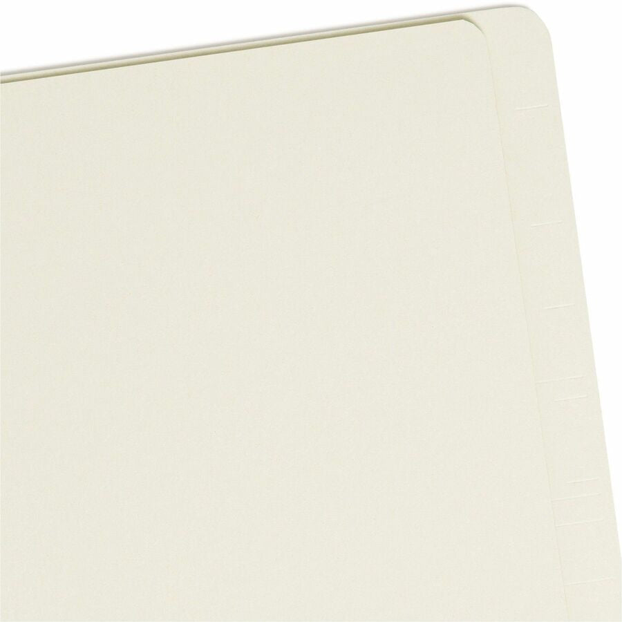 Smead Straight Tab Cut Legal Recycled Classification Folder - 8 1/2’’ x 14’’ - 2’’ Expansion - 2 2S Fastener(s)