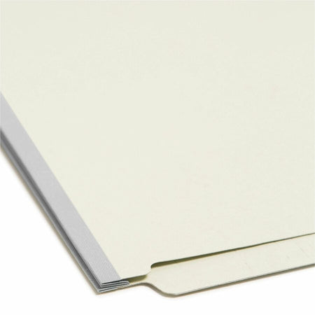 Smead Straight Tab Cut Legal Recycled End File Folder - 8 1/2’’ x 14’’ - 2’’ Expansion - Location - 25 pt. - 2 Plys