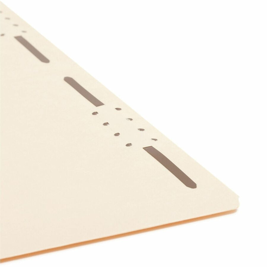 Smead Straight Tab Cut Legal Recycled Fastener Folder - 8 1/2’’ x 14’’ - 3/4’’ Expansion - 2 2K Fastener(s) - 2’’