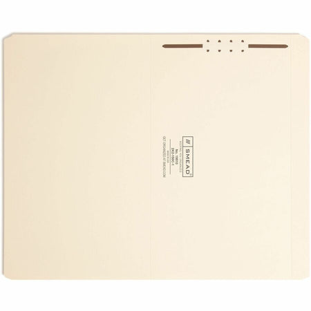 Smead Straight Tab Cut Legal Recycled Fastener Folder - 8 1/2’’ x 14’’ - 3/4’’ Expansion - 1 2K Fastener(s) - 2’’
