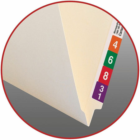 Smead Straight Tab Cut Legal Recycled Fastener Folder - 8 1/2’’ x 14’’ - 3/4’’ Expansion - 2 2B Fastener(s) - 2’’