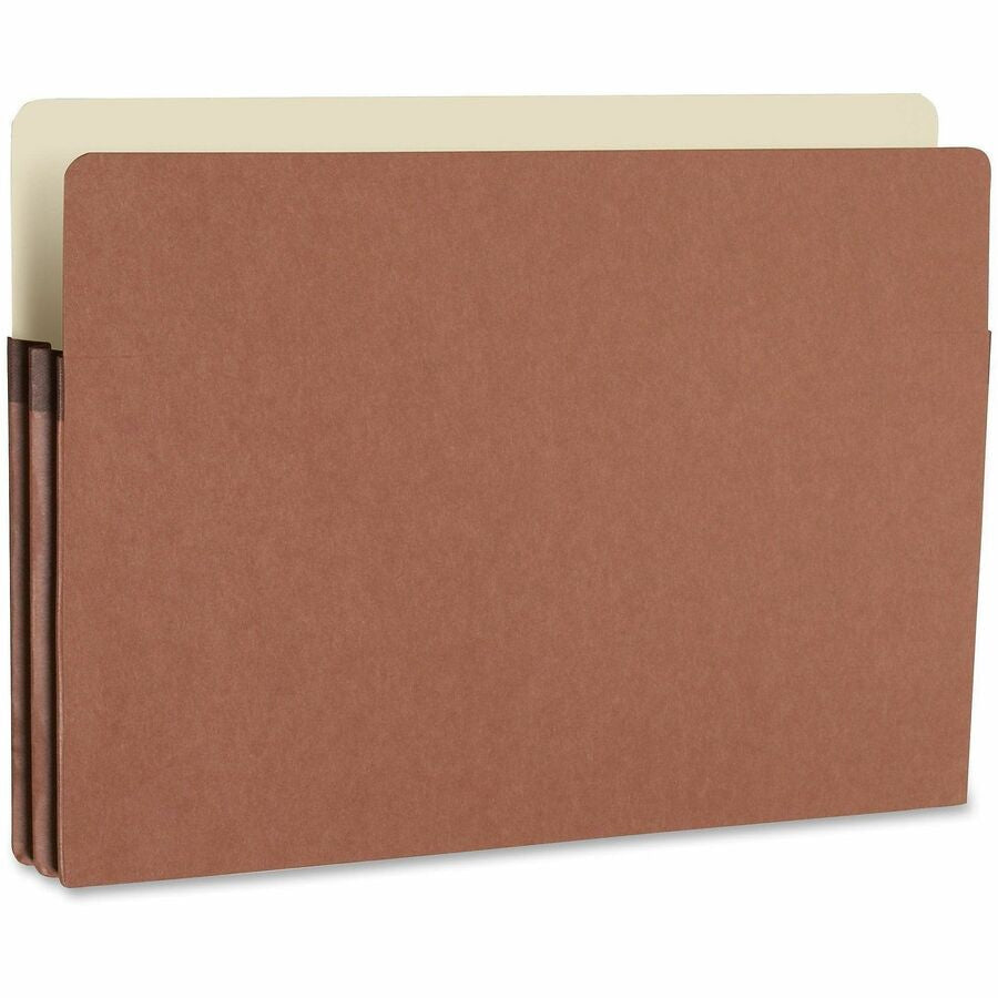 Smead Straight Tab Cut Legal Recycled File Pocket - 8 1/2’’ x 14’’ - 1 3/4’’ Expansion - Top Location - 12.5 pt.