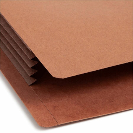 Smead Straight Tab Cut Legal Recycled File Pocket - 8 1/2’’ x 14’’ - 3 Expansion - 1 Pocket(s) - End Location - Folders