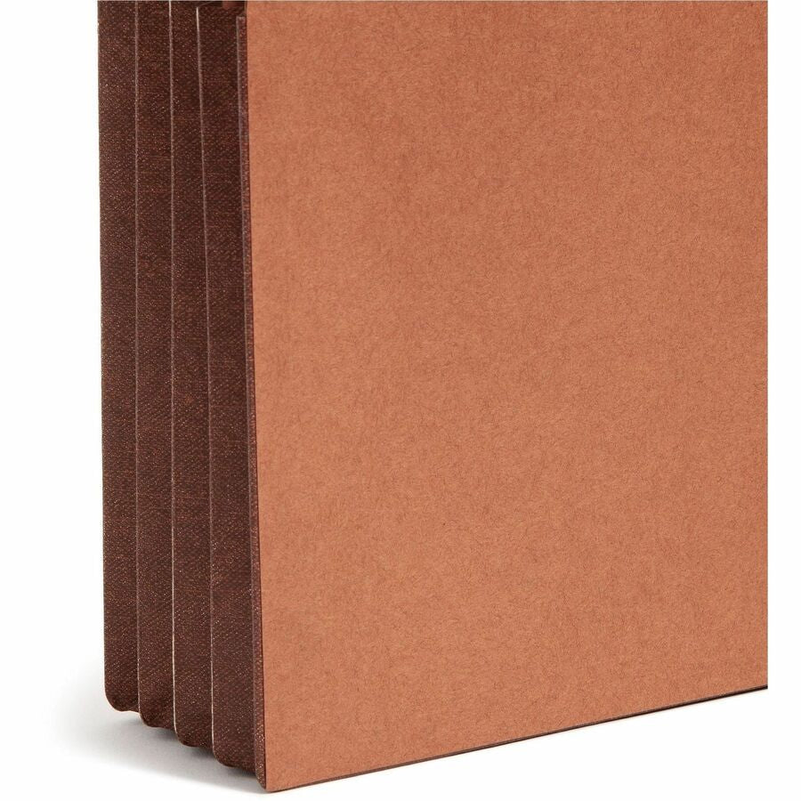 Smead Straight Tab Cut Legal Recycled File Pocket - 8 1/2’’ x 14’’ - 3 Expansion - 1 Pocket(s) - End Location - Folders