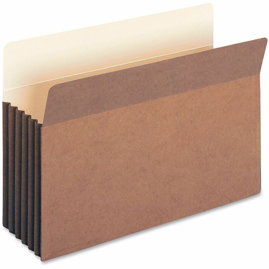 Smead Straight Tab Cut Legal Recycled File Pocket - 8 1/2’’ x 14’’ - 5 1/4’’ Expansion - Top Location - 12.5 pt.