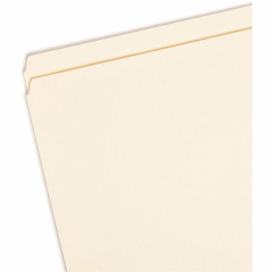 Smead Straight Tab Cut Legal Recycled Top Tab File Folder - Left