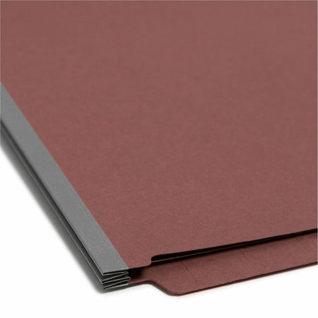 Smead Straight Tab Cut Letter Recycled Classification Folder - 8 1/2’’ x 11’’ - 2’’ Expansion - 2 2S Fastener(s)