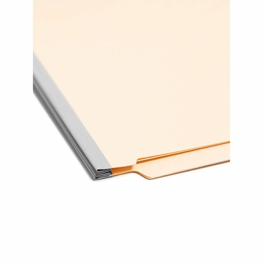 Smead Straight Tab Cut Letter Recycled Classification Folder - 8 1/2’’ x 11’’ - 2’’ Expansion - 2 2B Fastener(s)