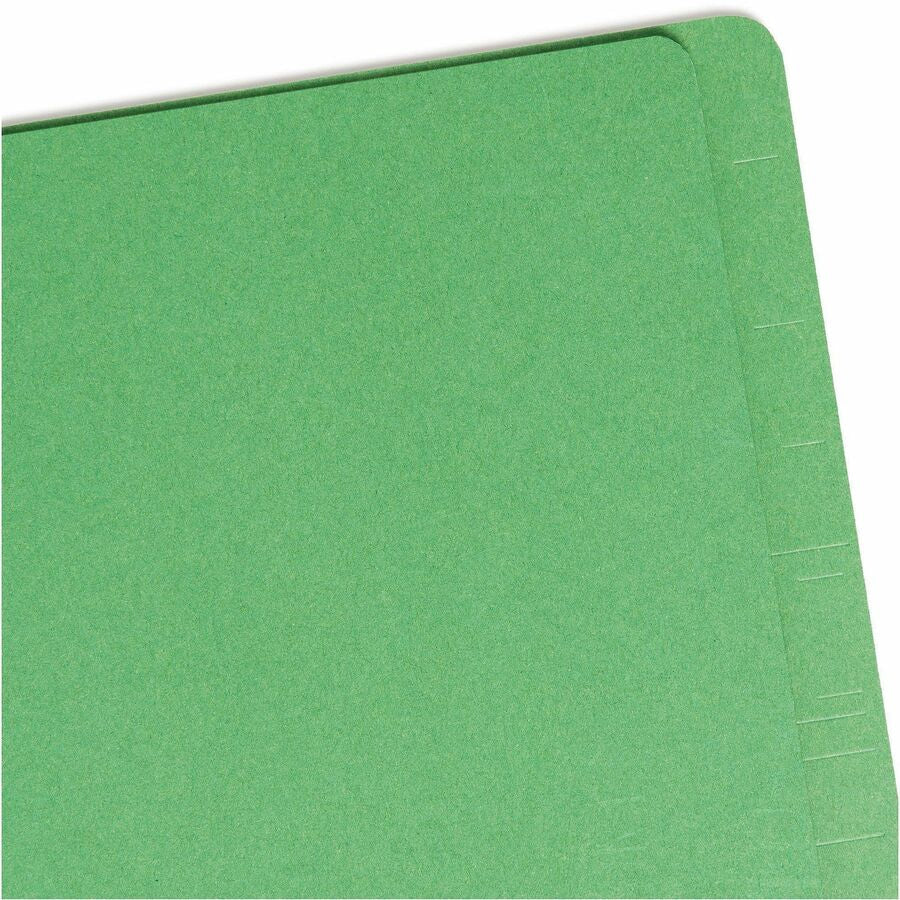 Smead Straight Tab Cut Letter Recycled Classification Folder - 8 1/2’’ x 11’’ - 2’’ Expansion - 2 2S Fastener(s)