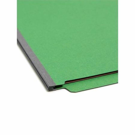 Smead Straight Tab Cut Letter Recycled Classification Folder - 8 1/2’’ x 11’’ - 2’’ Expansion - 2 2S Fastener(s)