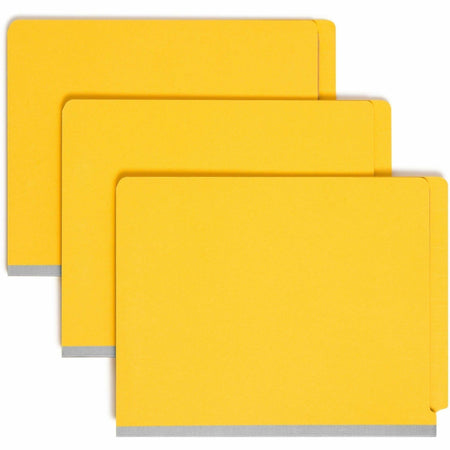 Smead Straight Tab Cut Letter Recycled Classification Folder - 8 1/2’’ x 11’’ - 2’’ Expansion - 2 2S Fastener(s)