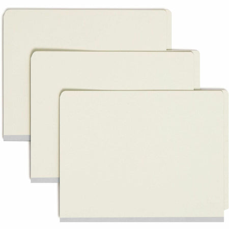 Smead Straight Tab Cut Letter Recycled Classification Folder - 8 1/2’’ x 11’’ - 2’’ Expansion - 2 2S Fastener(s)
