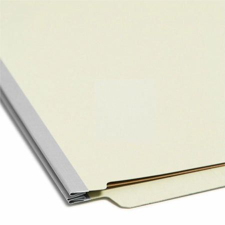 Smead Straight Tab Cut Letter Recycled Classification Folder - 8 1/2’’ x 11’’ - 2’’ Expansion - 2 2S Fastener(s)