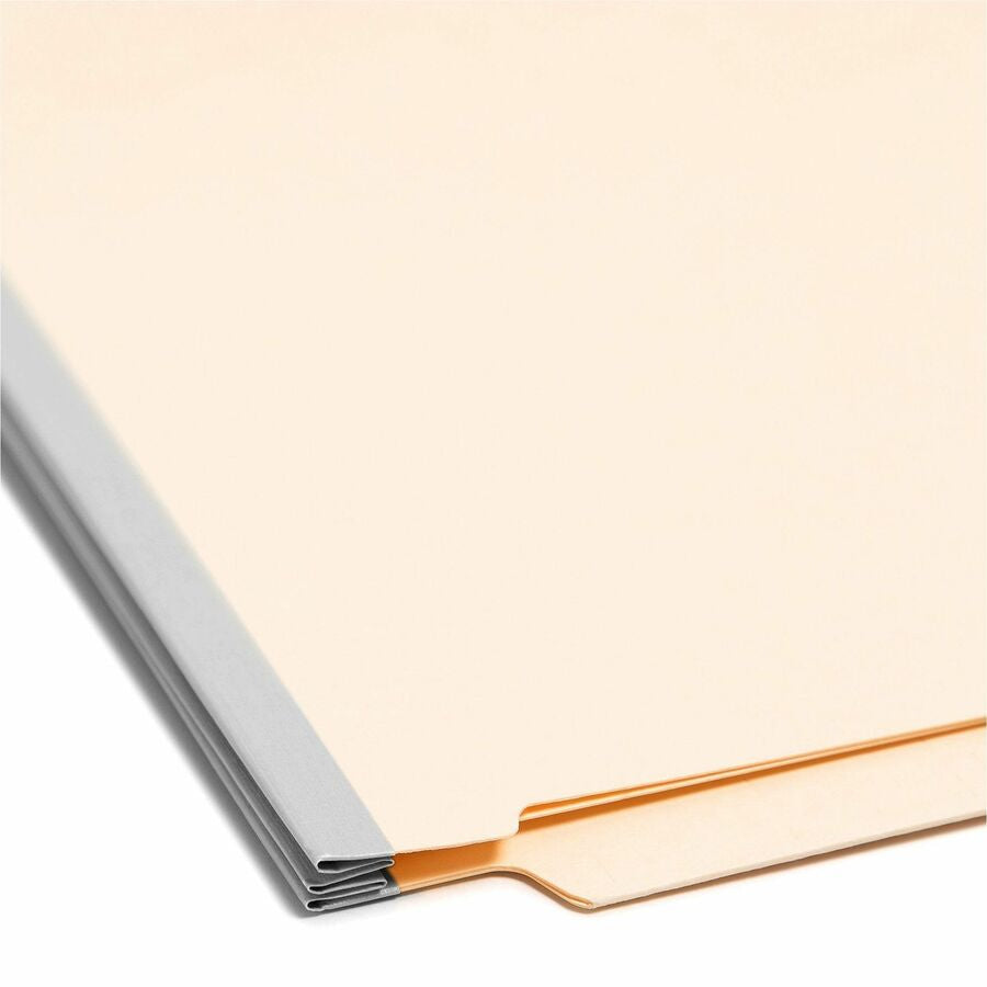 Smead Straight Tab Cut Letter Recycled Classification Folder - 8 1/2’’ x 11’’ - 2’’ Expansion - 2 2B Fastener(s)